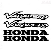 4 stickers VARADERO – NOIR – sticker HONDA 125 1000 XL V - HON412