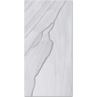 Tapis Vinyle Panorama Marbre Gris 160x230 cm - Tapis pour Cuisine, Bureau et Salon en PVC