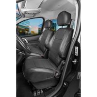 Premium Housse de siège pour Mercedes-Benz Citan 2012- auj., 2 housses de siège avant simples