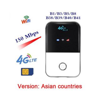 MODEM - ROUTEUR Version asiatique-Routeur de carte SIM USB de voiture, batterie 2100mAh, point d'accès WiFi 4G, modem de rése