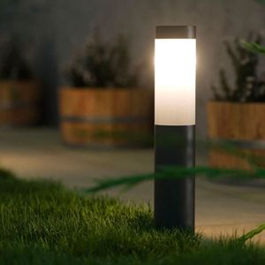 LAMPE DE JARDIN  London DualWhite Lampadaire de jardin à énergie solaire USB Anthracite.[G1106]
