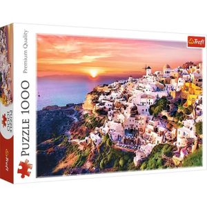 PUZZLE Puzzle Paysage Lever De Soleil Sur Santorini 1000 