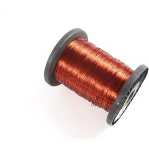 0,16 0,2 0,35 0,8 0,8 mm fil de cuivre émaillé QA-1-155 PYouo-Fil de cuivre Fil d'aimant rouge 100G enroulement de bobine magnétique pour inductance de la machine électrique Accessoires d'outils 