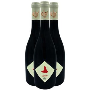VIN ROUGE Clo' Chinon Robe Rouge 2021 - Lot de 3x75cl - Vin 
