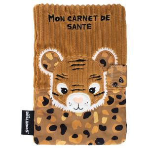 Protège Carnet De Santé Bébé Velours Doux Ourson - Fermeture Éclair, Cadeau Naissance Mixte Garçon Fille