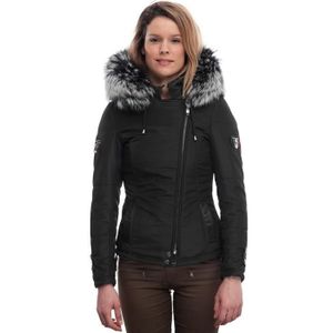 doudoune avec grosse fourrure