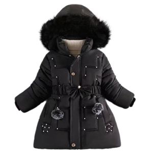 Manteau D'hiver En Laine Pour Filles De 2 à 8 Ans, Pardessus Chaud Et