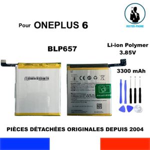 Batterie téléphone BATTERIE ORIGINALE BLP657 1+ ONEPLUS 6 3300mAh A60