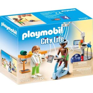 UNIVERS MINIATURE PLAYMOBIL - 70195 - City Life L'Hôpital - Cabinet 