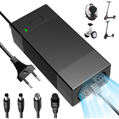 Chargeur Hoverboard 42V 2A – Câble 3 Pôles 9 Mm – Protection Surcharge – Pour Scooter Électrique, Gyroroue