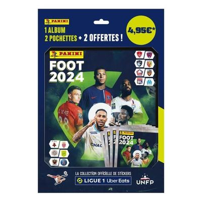 Album cartes à collectionner Panini Foot 2024 Ligue 1 avec 2 pochettes et 2  offertes - Cdiscount Jeux - Jouets