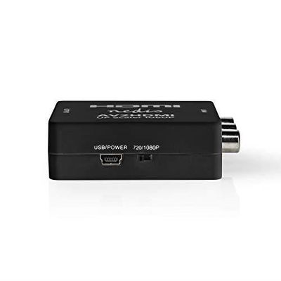 ABLEWE RCA a HDMI, convertidor AV a HDMI, 1080P Mini RCA compuesto C