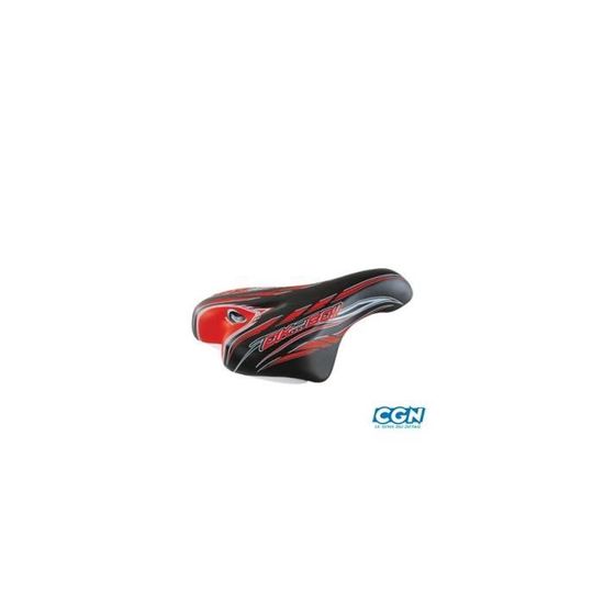 Selle enfant junior 24/26 pouces 920 storm monte grappa noir/rouge avec chariot de selle