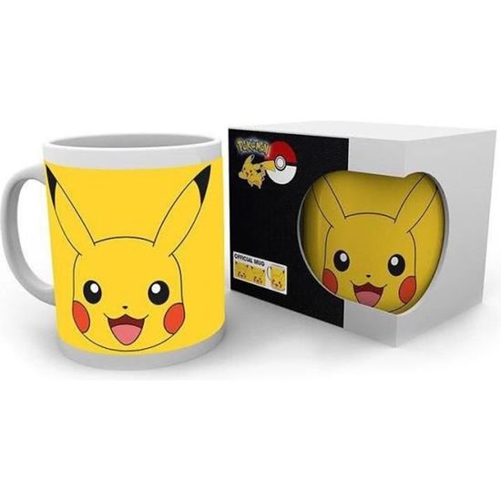 Taza Pokémon Logo & Pikachu GB Eye