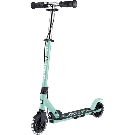 Trottinette 2 Roues Pliable Globber Flow Element Lights | Guidon Réglable 80-95cm, Porte Jusqu'à 100kg, Roues Lumineuses - Enfant 5+ Et Ado - 8