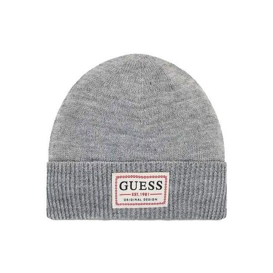 Bonnet Superdry Homme Classic Logo Gris Synthétique Gris