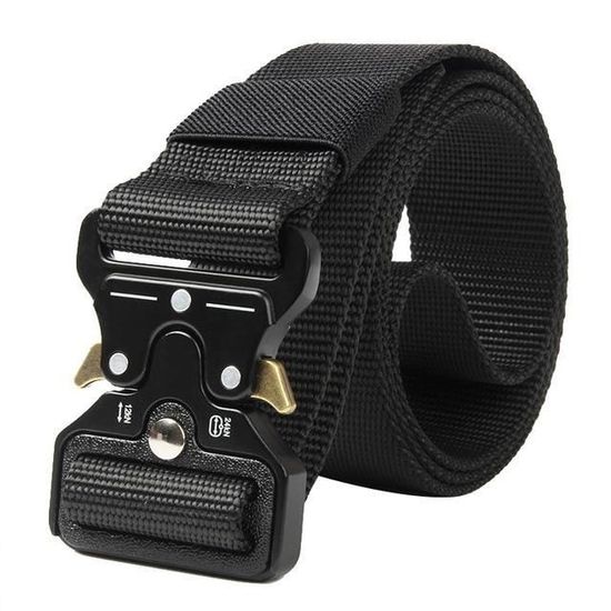 Ceinture Tactique En Nylon à Dégagement Rapide - Réglable, Durable Et Stylée - Pour Homme Et Femme, Idéale En Extérieur, Sport Ou Quotidien