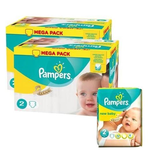 400 Couches Pampers New Baby taille 2