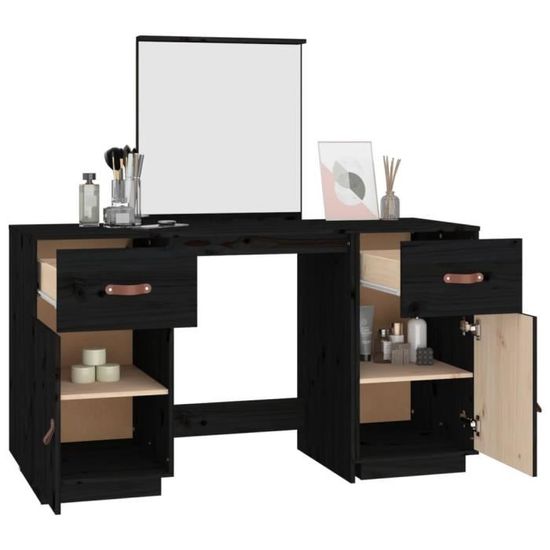 Coiffeuse Artisanale En Pin Massif – Personnalisable (couleurs Et Dimensions Sur Mesure)