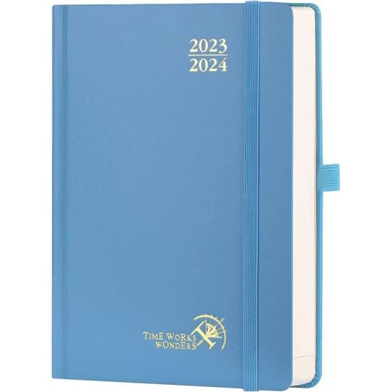 POPRUN Agenda 2024 Journalier 21,5 x 14,5cm, 1 Page par jour de