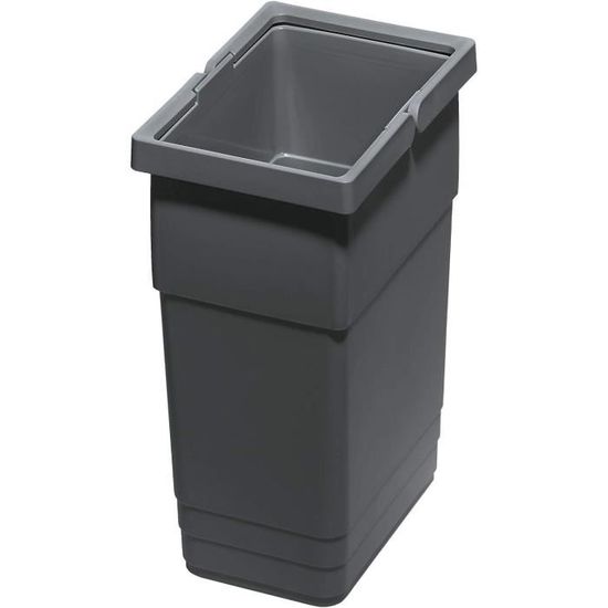 Ninka eins2vier deksel voor 6 L bak 208 x 137 x 16 mm grijs aluminium
