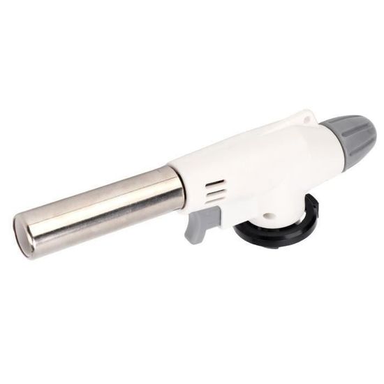 Kit Brûleur à Gaz Avec Allumage Piézo + 8 Cartouches Butane – Marque ZMC