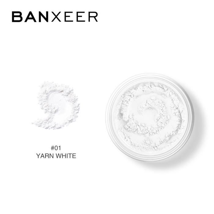 BANXEER Powder Poudre pour le visage en vrac Maquillage de fond de teint translucide et lisse LTF90710507A_brr
