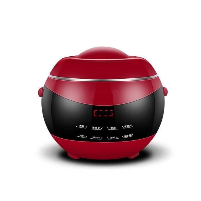 TEMPSA 3-4 Personnes 220V Petit Cuiseur à riz Multifonctionnel Mini Maison 2L Rouge
