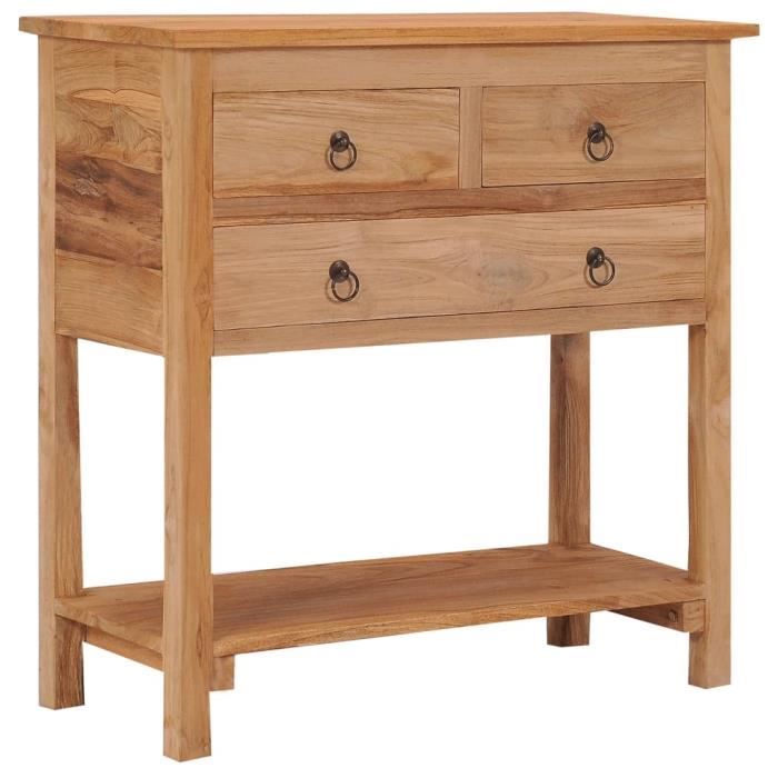 Buffet De Cuisine Moderne - Buffet Bahut - Meuble de rangement Commode 78x35x80 cm Bois de teck massif Haute qualité #28454