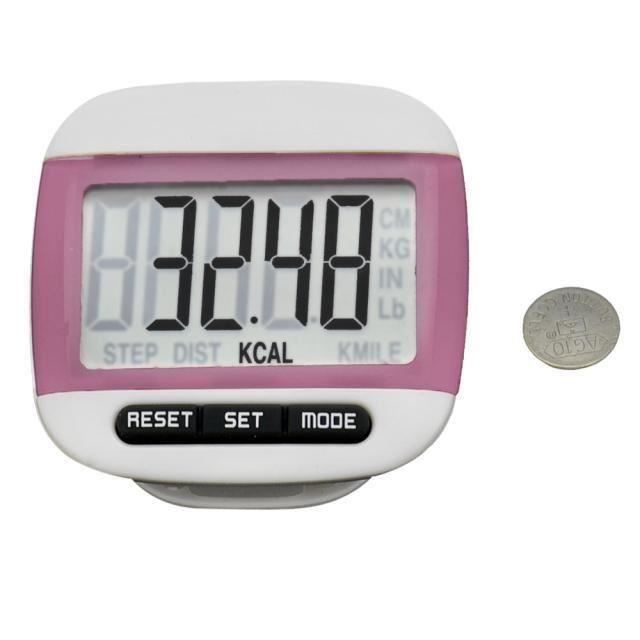 LCD Numérique Étape Podomètre Marche Calorie Compteur Distance Exécuter Ceinture Clip New Huwai AO295E