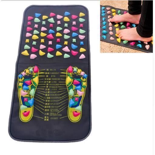 Tapis d'acupression, Pied Tapis de Massage réflexologie Plantaire Marche Toe Plate Massage Pad H04B5B
