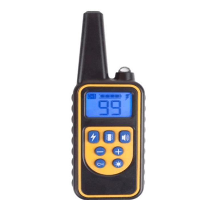 ABOIEMENT Taille Télécommande Collier d'entraînement pour chiens, accessoires pour chiens, étanche, Rechargeable, télé