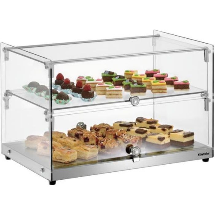 Vitrine Buffet Professionnelle 5400 2E-K - 2 Niveaux - Bartscher