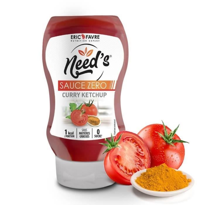 Eric Favre - Need's Sauces Zero saveur Curry Ketchup - Cooking - Curry Ketchup - 350ml
