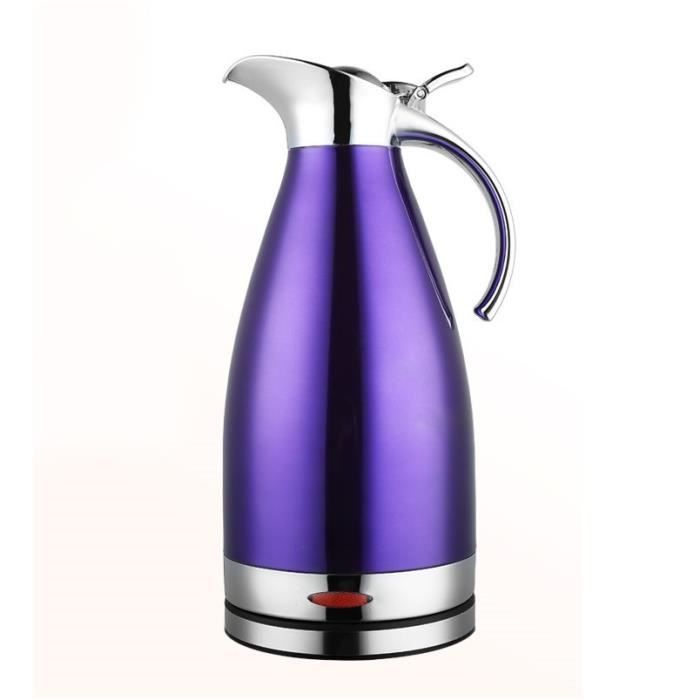 Violet Bouilloire Electrique Inox Temperature Réglable Anti - échaudage Couper le courant électrique Automatiquement 2L 310mm*140mm