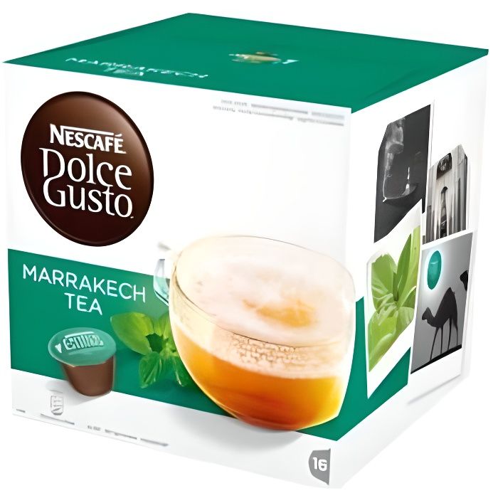 Cafe-Capsule - Nescafé Dolce Gusto - Capsules de café Nescafé Dolce Gusto 55290 Marrakesh Style Tea (16 uds)