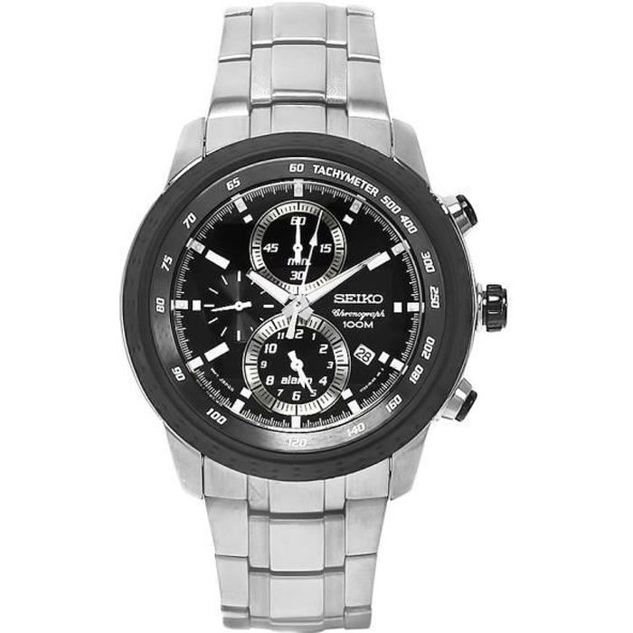 Seiko Chronograph Alarm Tachymeter Montre Snab51P1