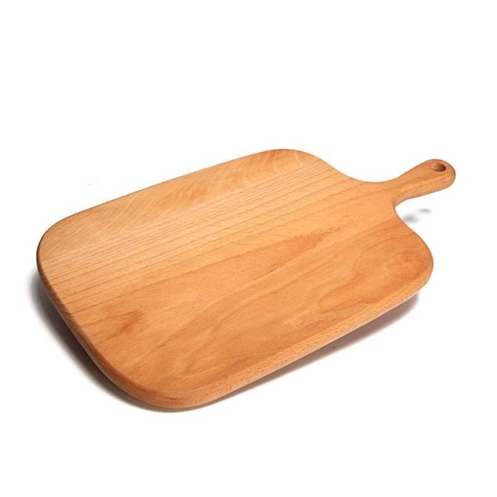 Planche à découper en bois grande planche à découper double face anti-moisissures pour viande, légumes et fromage L Voir