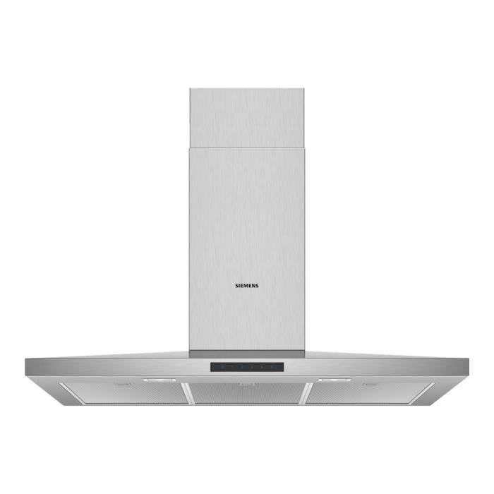 Siemens iQ300 LC96QBM50 Hotte hotte décorative largeur : 90 cm profondeur : 50 cm extraction et recirculation (avec kit de…