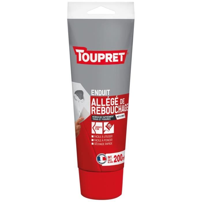 Pate à Reboucher TOUPRET Allégée 200ml - BCALTUB