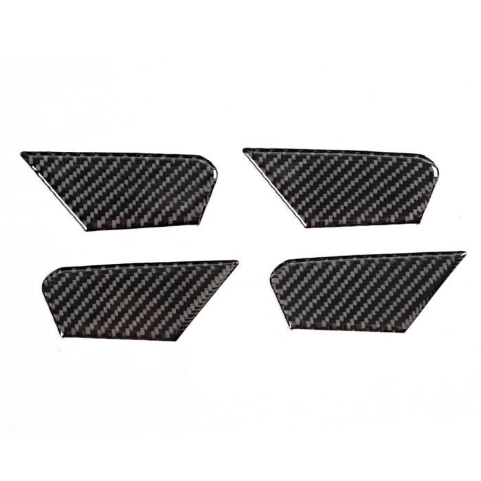 Nouveau 4 Pcs Voiture En Fibre De Carbone Intérieur Porte Bol Couvercle Garniture Fit Pour Alfa Romeo -Giulia 17-19