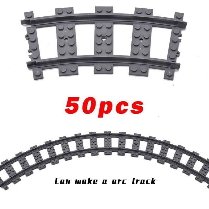 Croisement De Voies De Train En ABS – Compatible Marqués, Voies Droites, Longueur 200 Mm – Impression 3D Précise, Gris