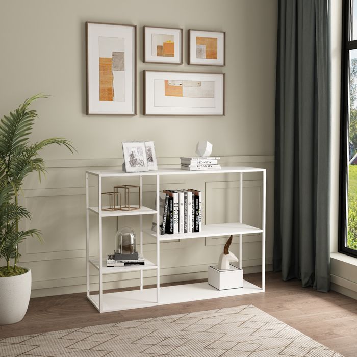 Étagère autoportante Isojoki métal 120 x 35 x 875 cm blanc