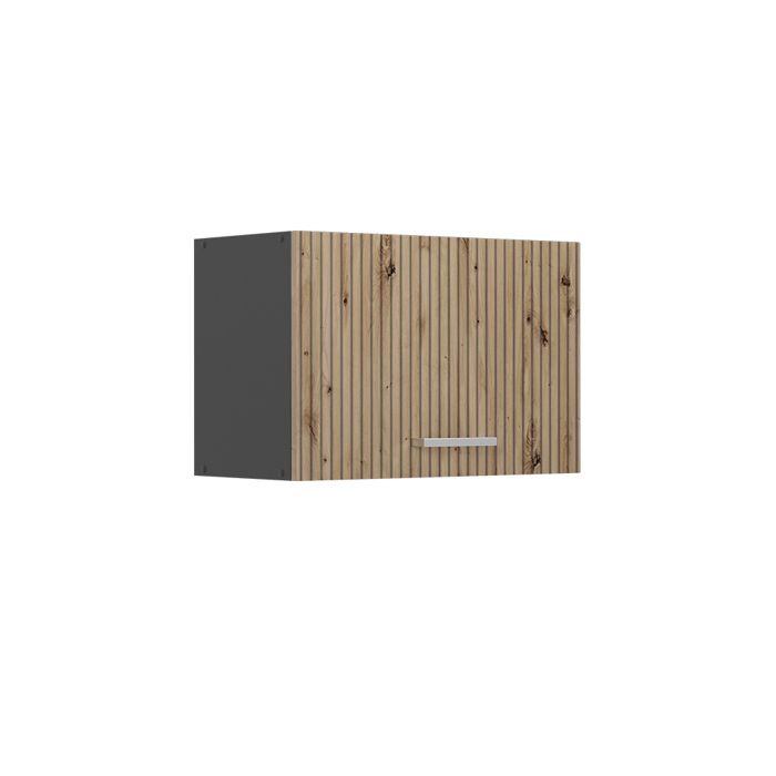 Elément haut de cuisine R-Line 60cm Plat Chêne Artisan/Anthracite Vicco 49097 Elément haut de cuisine R-Line 60cm Plat Chêne Artisan/Anthracite Vicco 49097