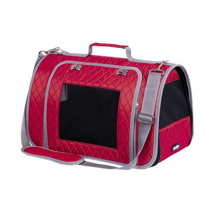 Comparer les prix de Sac de transport pour chien Nobby Pet Kalina - 44 x 25 x 27 cm petit chien/chat rouge