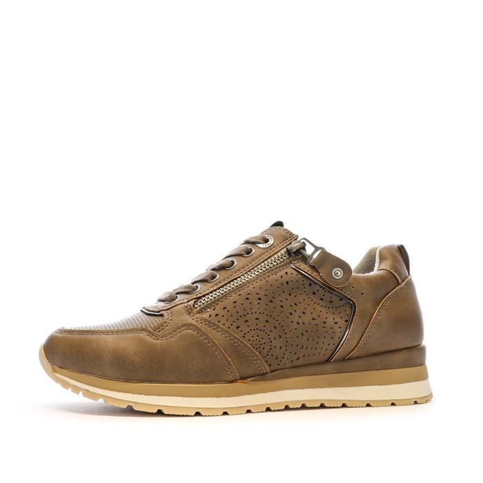 XTI Baskets Marron Femme Xti Ladies