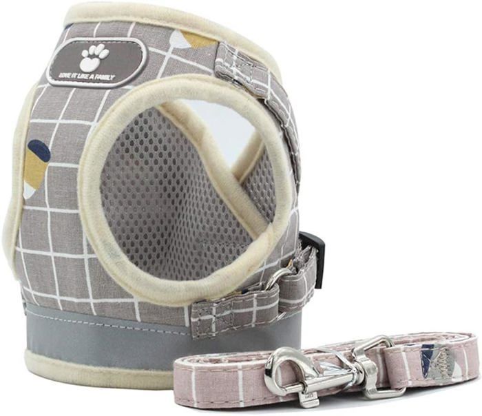 Comparer les prix de Harnais réfléchissant en maille souple pour petit chien confort et sécurité par tous les temps taille XS