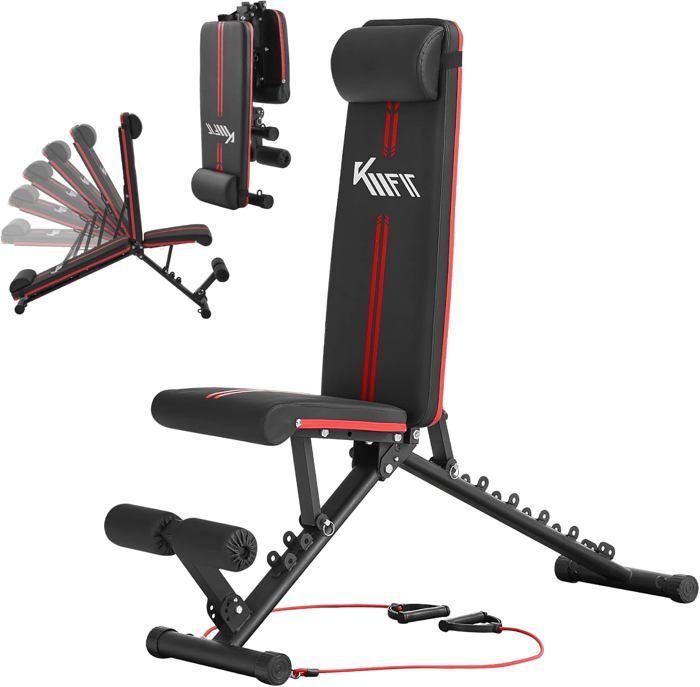 Achetez Banc de musculation d'haltères pour abdominaux pliable en toute sécurité & simplicité en ligne