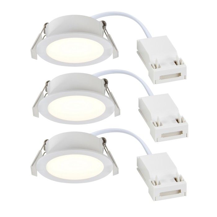 Spot Encastré LED - Olea - IP65 - Blanc - Montage Facile - Flux Lumineux Élevé