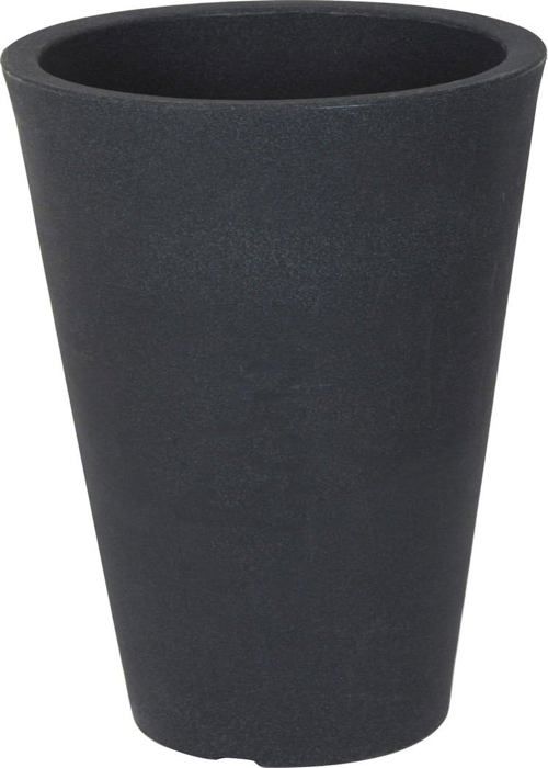 Spetebo Jardinière Carrée XXL 80cm Anthracite - Pot De Fleurs Design Pour Intérieur Et Extérieur